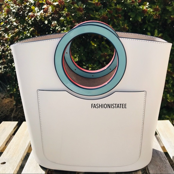 Kate Spade Betty Medium Tote Blazer Blue Multi - Picture 4 of 6